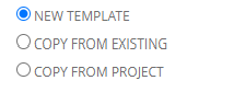 Estimate Template Options